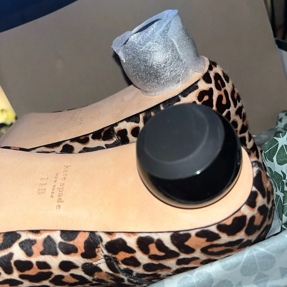 Kate Spade Sydney Lovely Leopard Ankle Boots MSRP $298 Size 11 New - Picture 7 of 12